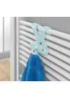 BiiShe® Hang it Pratik Kolay Taşımabilir Havlupan 2 Kancalı Banyo Askısı