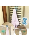 BiiShe® Hang it Pratik Kolay Taşımabilir Havlupan 2 Kancalı Banyo Askısı