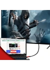 BiiShe® HDMI Kablosu HDTV Bilgisayar Uydu Görüntü Ses Full HD Sargılı Görüntü Aktarma Kablosu