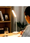 BiiShe® İnce Uzun USBli Dokunmatik 3 Kademeli 360 Derece Özel Göz Korumalı led Lityum Masa Lambası