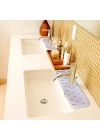 BiiShe® Lavabo İçin Silikon Esnek Mat Musluk Sapı Damlama Tutucu Raf Mutfak Tezgahı Sıçrama Koruma