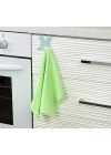 BiiShe® Mutfak Banyo Dolap Kapağına Takılan Meta Havlu Askılığı Aparatı