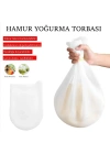 BiiShe® Orta Hamur Torbası Silikon Şeffaf Hamur Yoğurma Torbası Ekmek Makarna Mantı  Hamuru Kolay Yo