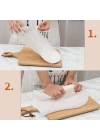 BiiShe® Orta Hamur Torbası Silikon Şeffaf Hamur Yoğurma Torbası Ekmek Makarna Mantı  Hamuru Kolay Yo
