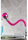 BiiShe® Oynar Başlıklı Tasarruflu Kubar Musluk Borusu ve Başlığı  Pembe