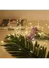 BiiShe® Peri Led Işık 5 Metre (Sarı) Pilli Aydınlatma Şerit Saçak Spot Süsleme