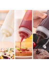 BiiShe® Şeffaf Kapaklı Sızdırmaz Yağlık Sosluk Şişesi Plastik Yağdanlık 400 ml AP-9028