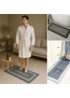 BiiShe® Sihirli Süper Su Emici Kaymaz Tabanlı Uzun Paspas 40*120 cm