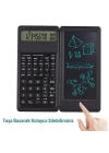 BiiShe® Silinebilir LCD Yazı Tabletli,Kalemli Katlanabilir Bilimsel Hesap Makinesi
