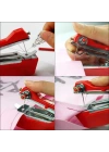 BiiShe® Spring Come Mini Kolay Seyehat ve Ev Tipi El Dikiş Dikme Makinası