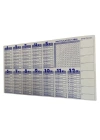 BiiShe® Statik Akıllı Kağıt Ingilizce Çarpım Tablosu 100x56 Cm