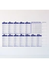 BiiShe® Statik Akıllı Kağıt Ingilizce Çarpım Tablosu 100x56 Cm
