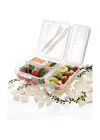 BiiShe® Takeaway Ergonomik Asorti Çatal Bıçaklı Pratik Yoğurt Saklama Kabı