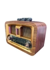 BiiShe® Taşınabilir Klasik AM/FM/SW  Retro Ev Radyo USB ile Şarj Olabilen Retro Radyo