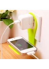 BiiShe® Universal Mobil Şarj Priz Askısı ve Telefon Tablet  Tutucu Stand
