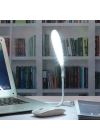BiiShe® USB Girişli 14 Ledli 3 Kademeli Dokunmatik Masa/Kitap Okuma Lambası Ledi Beyaz