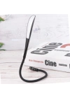 BiiShe® USB Girişli 14 Ledli 3 Kademeli Dokunmatik Masa/Kitap Okuma Lambası Ledi Siyah