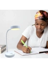 BiiShe® Yuvarlak USBli Dokunmatik 3 Kademeli 360 Derece  Özel Göz Korumalı Led Lityum Masa Lambası