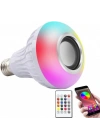 Bluetooth Hoparlör Akıllı Led Ampul Lamba (5468)