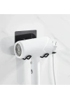 BUFFER® Fön Makine Askısı Siyah Yapışkanlı Fön Makine Tutucu