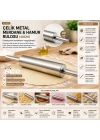 ÇELİK METAL MERDANE - HAMUR RULOSU 40CM (5468)