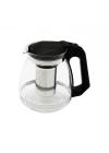 ÇELİK SÜZGEÇLİ CAM DEMLİK 1500ML (5468)