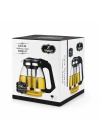 ÇELİK SÜZGEÇLİ CAM DEMLİK 1500ML (5468)