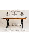 EPOKSİ RENKLİ DÖKÜM CEVİZ MASA