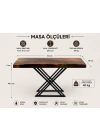 EPOKSİ ŞEFFAF DÖKÜM CEVİZ MASA