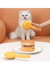Hamburger Şekilli Otomatik Temizlenen Evcil Hayvan Fırçası (5468)