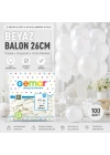 İÇ MEKAN - BEYAZ BALON 10 INC - 26CM - 100PCS (5468)