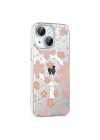 Joko Apple iPhone 14 Floral Magsafe Kapak - Pembe