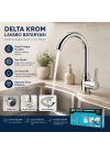 KROM DELTA LAVABO BATARYASI AÇ KAPA KTX-2639 (5468)