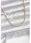 Mey İthalat® 14K Gold Renk Kaplama İnce Zincir Model CM Kadın Kolye