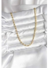 Mey İthalat® 14K Gold Renk Kaplama Zincir Model CM Kadın Kolye