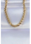 Mey İthalat® 316L Çelik Gold Renk Arpa Model Kolye