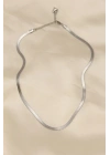 Mey İthalat® 316L Çelik Silver Renk 45 cm İtalyan Zincir Model Kadın Kolye