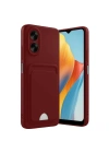 Mey İthalat®   A38 Kılıf Kelvin Kartvizitli Silikon - Bordo
