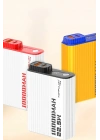 Mey İthalat®  A40Q 10.000 mAh PD 20W Mini Powerbank - Siyah-Beyaz
