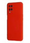 Mey İthalat®   A54 4G Kılıf Nano içi Kadife Silikon - Kırmızı