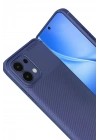 Mey İthalat®   A6 Pro 4G Auto Focus Karbon Kapak - Lacivert