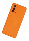 Mey İthalat®   A74 4G Kılıf Nano içi Kadife Silikon - Turuncu