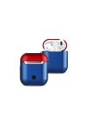 Mey İthalat®  Airpods 2 (2.nesil) 3in1 Kılıf - Lacivert-Kırmızı