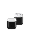 Mey İthalat®  Airpods 2 (2.nesil) 3in1 Kılıf - Siyah-Beyaz