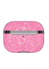 Mey İthalat®  Airpods 2 (2.nesil) Bright Simli Airpods Kapak - Pembe