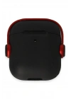 Mey İthalat®  Airpods 2 (2.nesil) Cool Kılıf - Siyah-Kırmızı