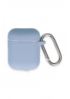 Mey İthalat®  Airpods 2 (2.nesil) Hang Kılıf - Mavi