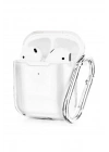 Mey İthalat®  Airpods 2 (2.nesil) Hang Kılıf - Şeffaf