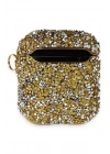 Mey İthalat®  Airpods 2 (2.nesil) Mira Taşlı Kılıf - Gold