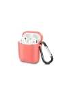 Mey İthalat®  Airpods 2 (2.nesil) Sert Silikon Kılıf - Fuşya